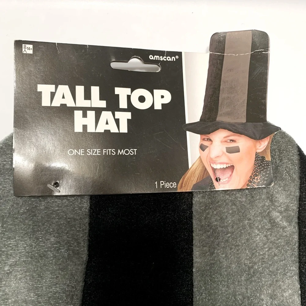 Halloween Costume Tall Top Hat - NEW